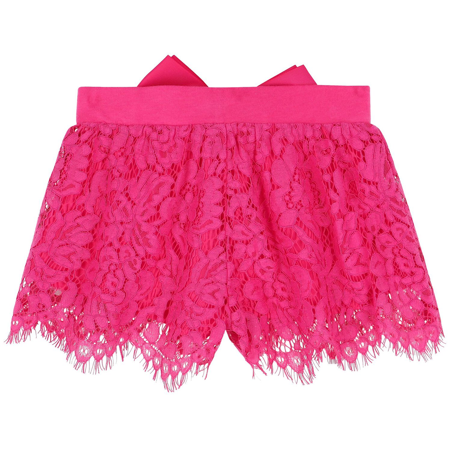 Girls Pink Lace Shorts, 2, hi-res image number null