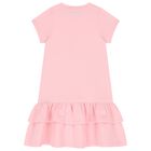 Girls Pink & Orange Bag Dress, 2, hi-res