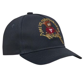 Boys Navy Blue Teddy Bear Cap