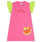 Girls Pink Logo Crossbody Bag Dress, 1, hi-res