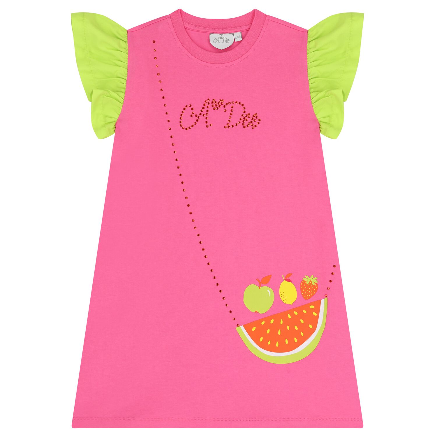 Girls Pink Logo Crossbody Bag Dress, 1, hi-res