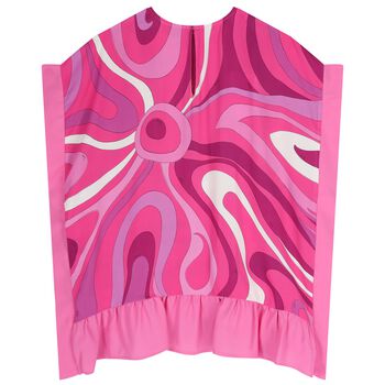 Girls Pink & Purple Marmo Kaftan