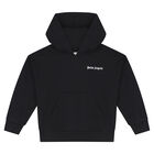 Black Logo Hooded Top, 1, hi-res