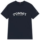 Boys Navy Blue Logo T-Shirt, 2, hi-res