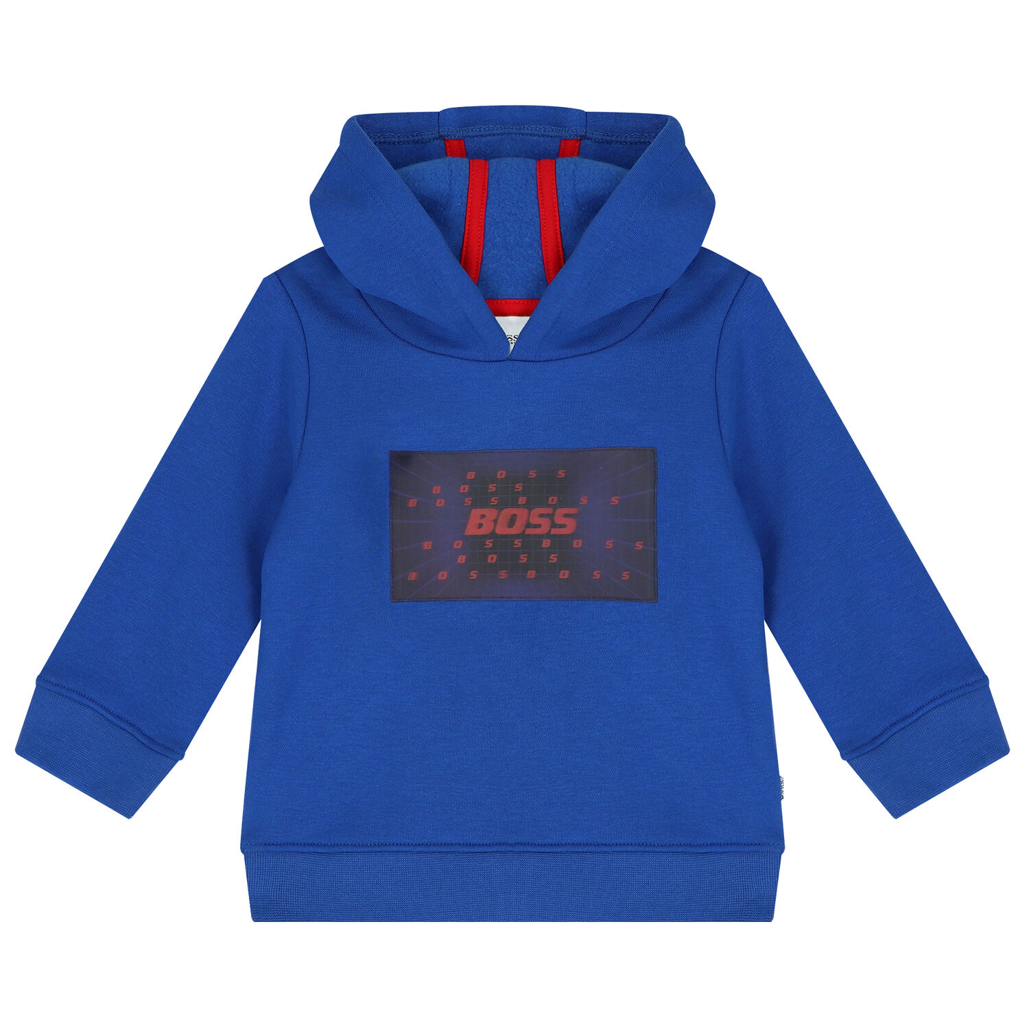 Younger Boys Blue Hooded Top, 1, hi-res image number null