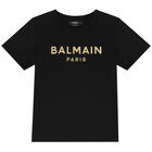 Black & Gold Logo T-Shirt, 2, hi-res