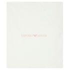 Ivory & Pink Logo Baby Blanket, 1, hi-res