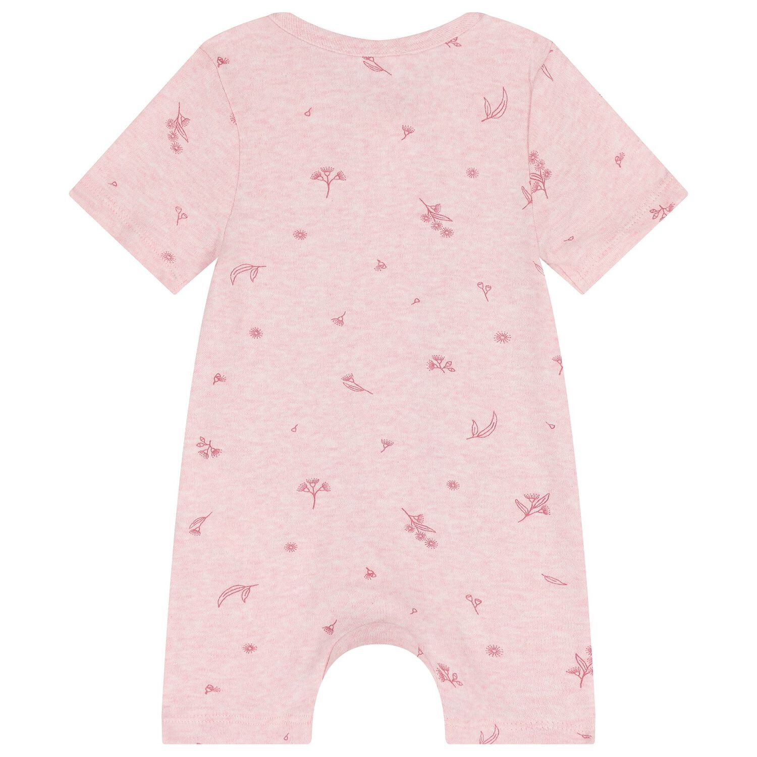 Baby Girls White & Pink Rompers ( 2 Pack ), 1, hi-res