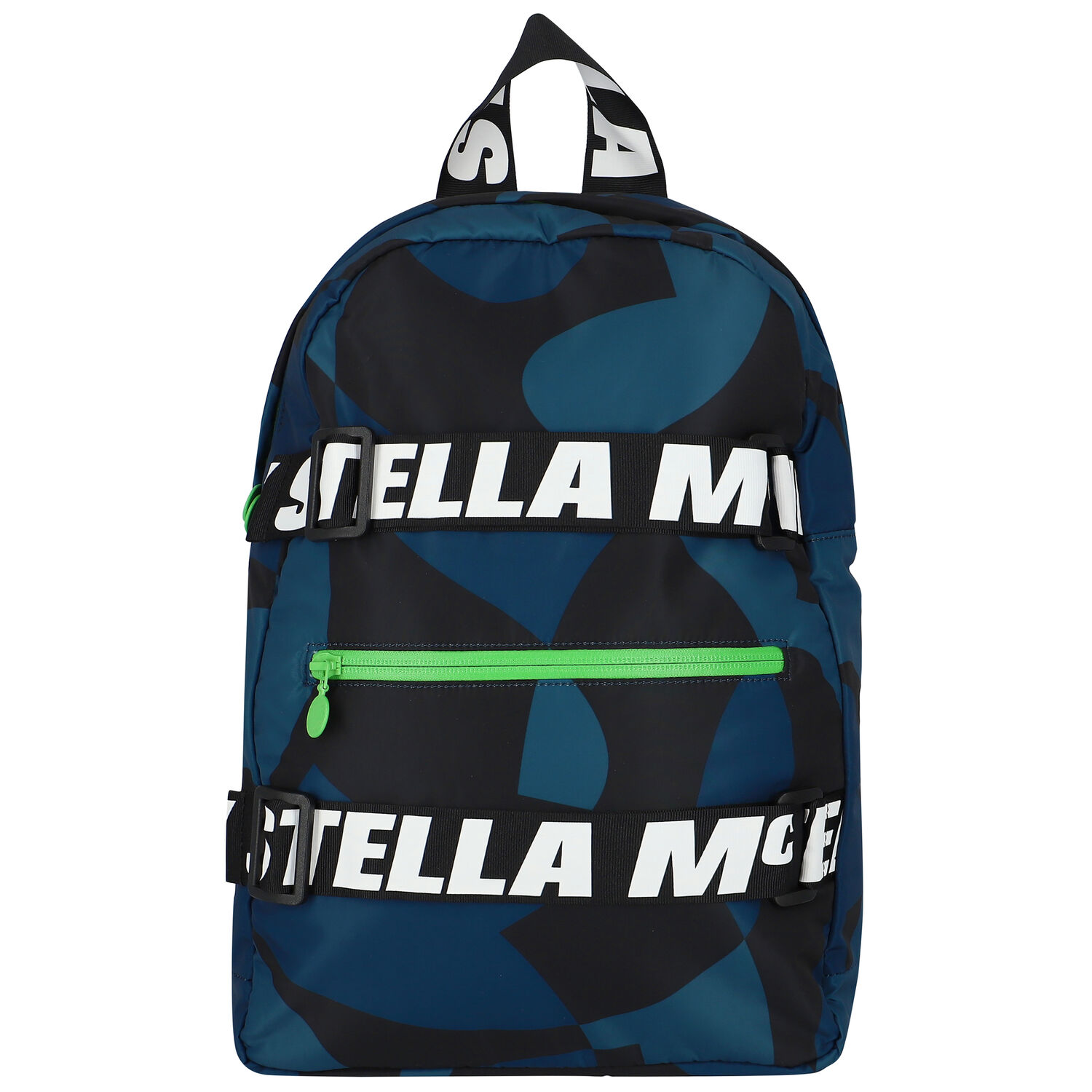 Boys Navy & Black Logo Backpack, 1, hi-res