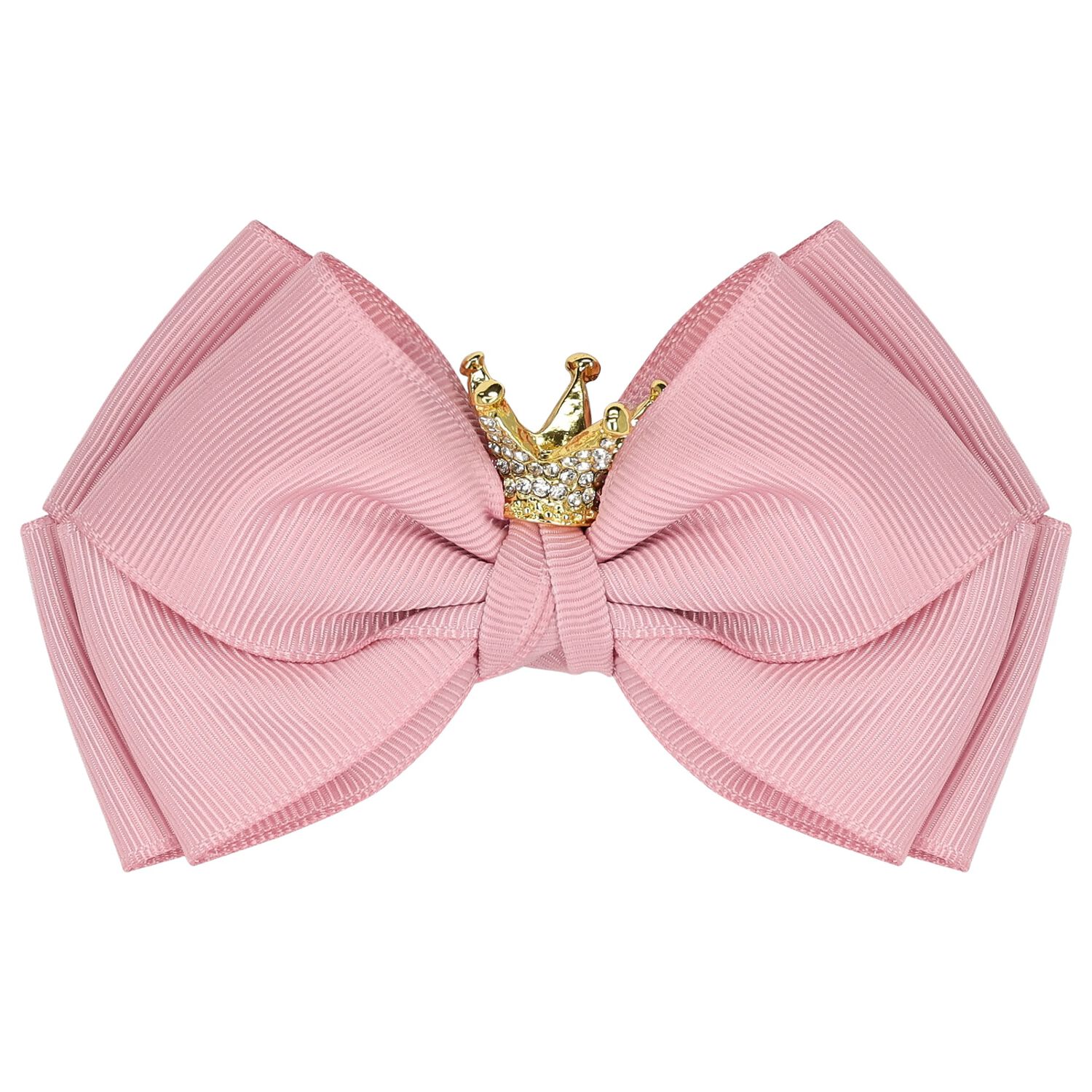 Girls Pink Bow Hairclip, 14, hi-res image number null
