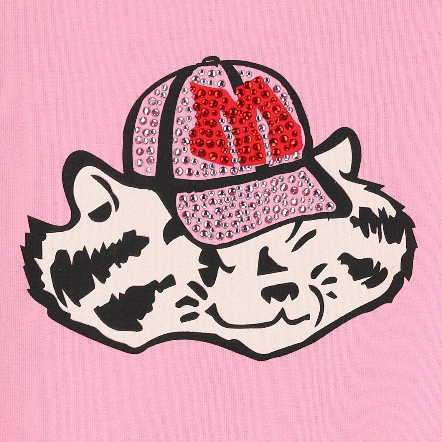 Younger Girls Pink Logo Dress, 1, hi-res