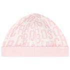 Baby Girls Ivory & Pink Logo Babygrow Gift Set, 1, hi-res