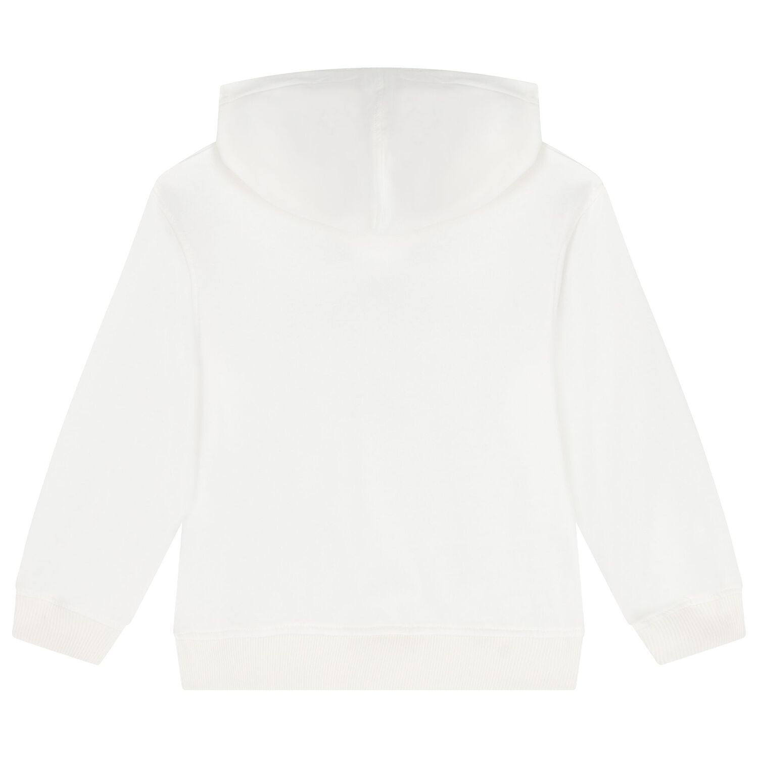 White Teddy Bear Logo Hooded Top, 1, hi-res