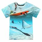 Boys Blue Sting Ray T-Shirt, 1, hi-res