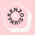 Girls Pink Boke Flower Logo T-Shirt, 1, hi-res