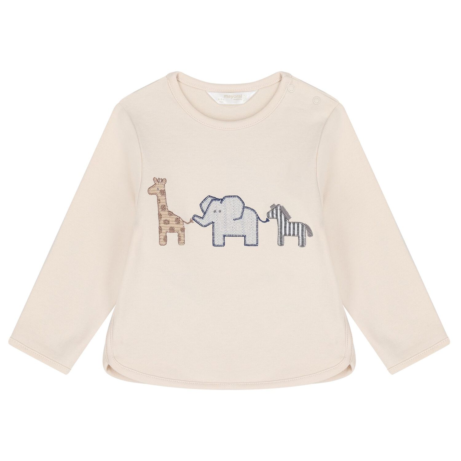 Baby Boys Beige & Blue Tracksuits ( 2 Pack ), 3, hi-res