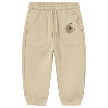 Younger Boys Beige Joggers