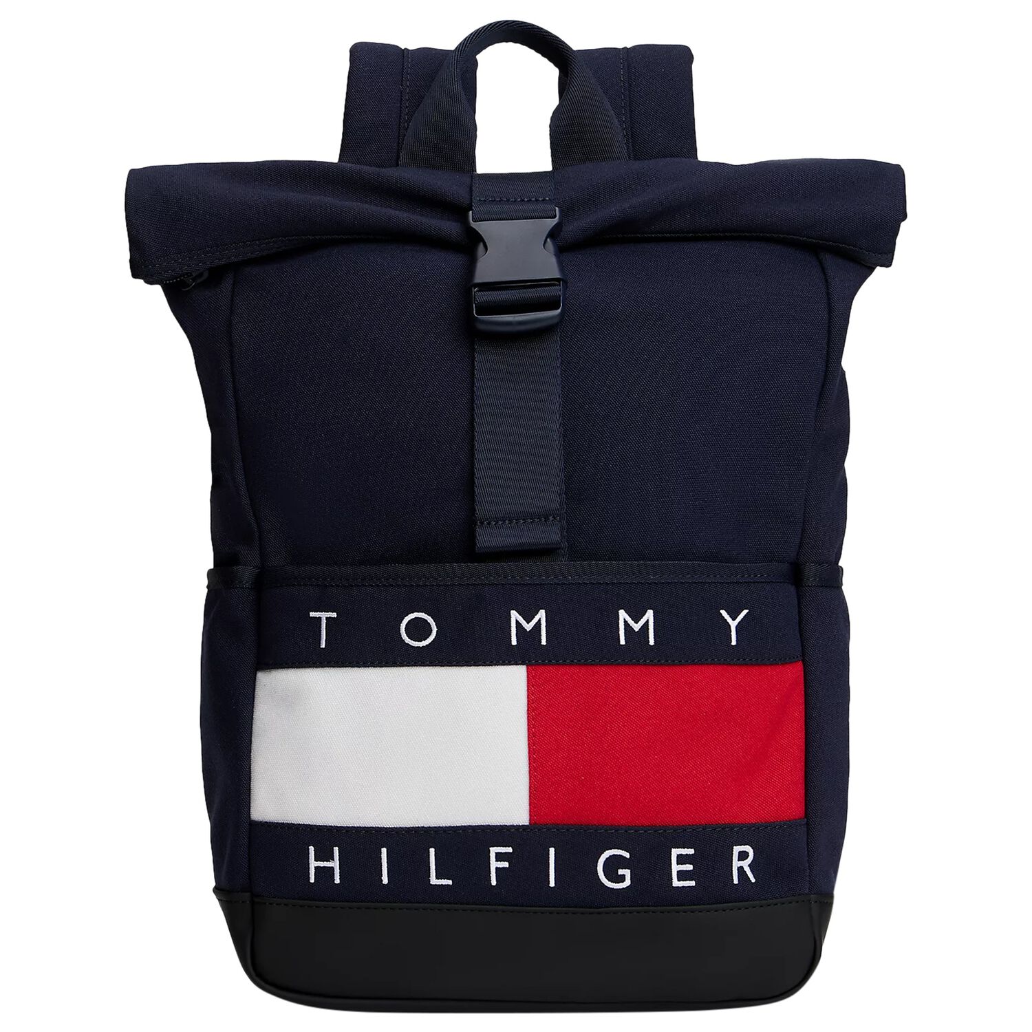 Navy Blue Logo Backpack, 1, hi-res