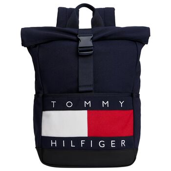 Navy Blue Logo Backpack