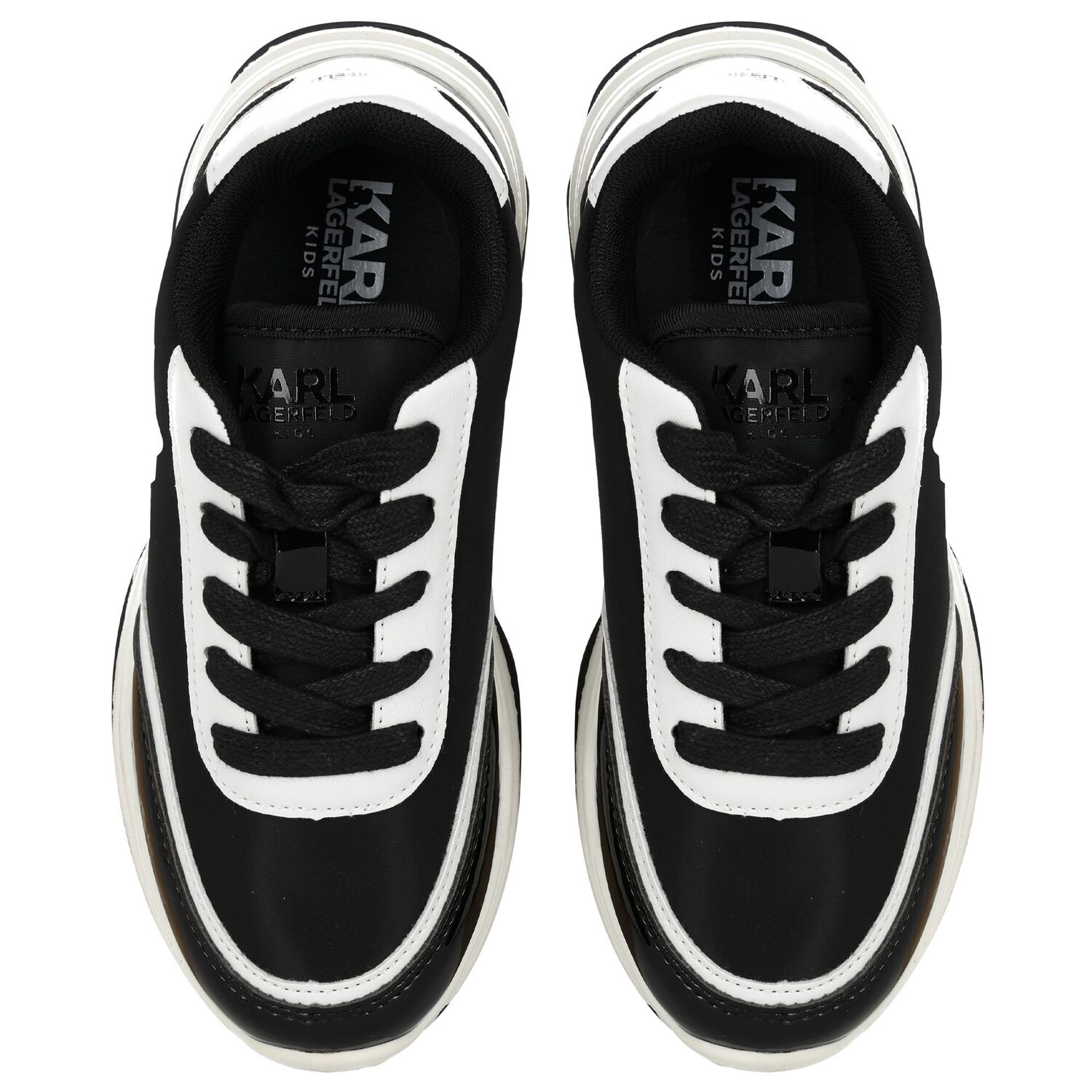 Girls Black Choupette Trainers, 1, hi-res