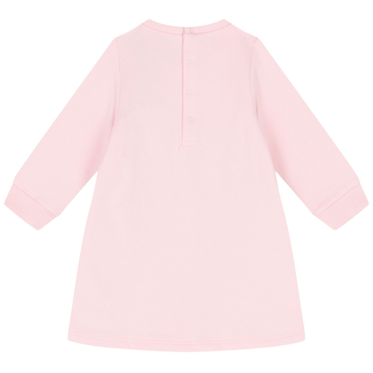 Younger Girls Pink & Gold Logo Bag Dress, 1, hi-res