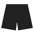 Younger Boys White & Black Logo Shorts Set, 1, hi-res