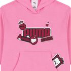 Girls Pink Hello Kitty Hooded Top, 1, hi-res