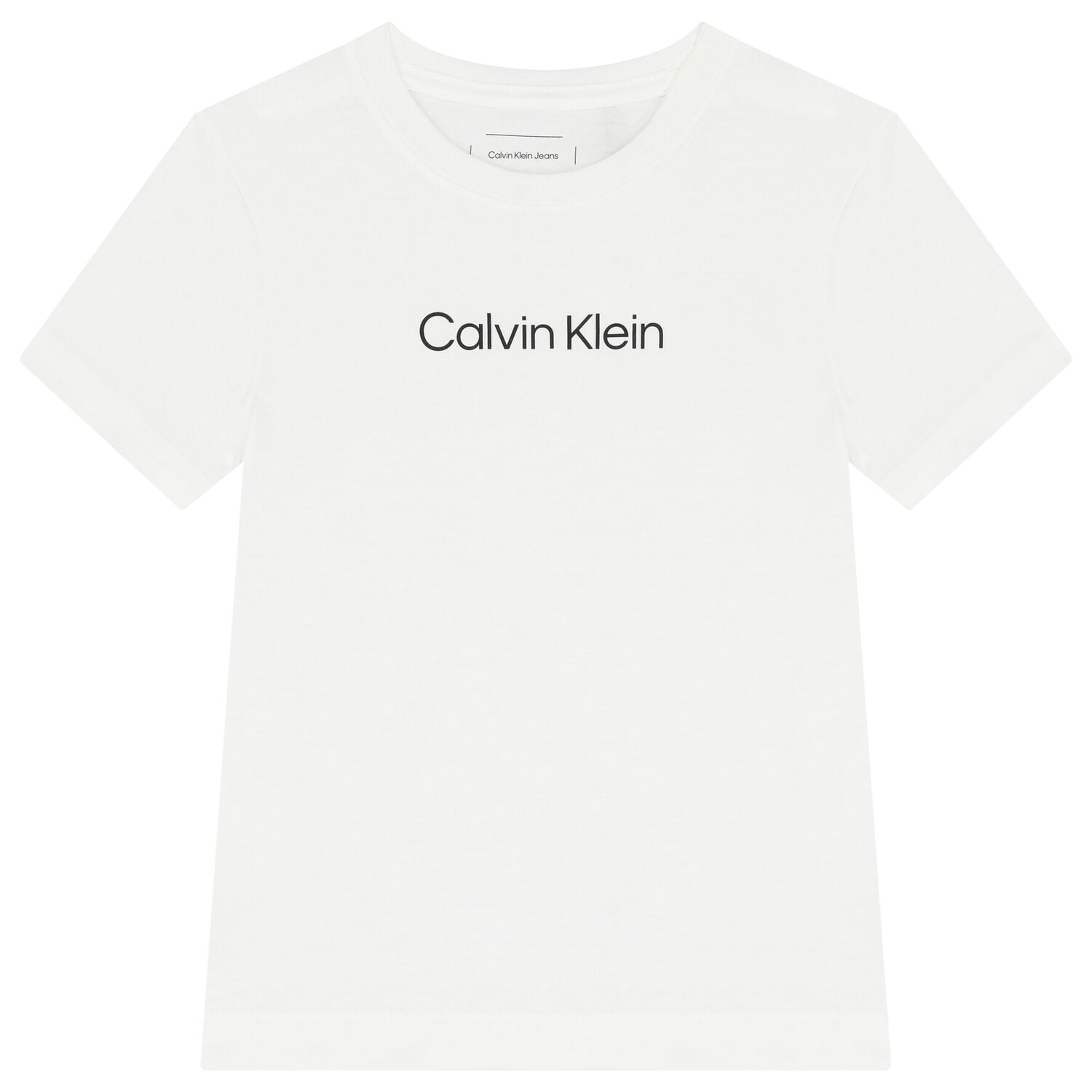 Boys White Logo T-Shirt, 4, hi-res