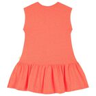 Girls Orange Embellished Dress, 1, hi-res