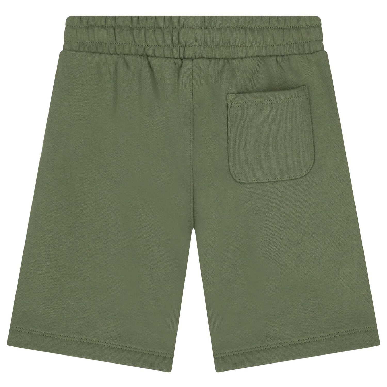 Boys Green Teddy Bear Logo Shorts, 2, hi-res