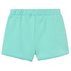 Younger Girls Aqua Shorts, 5, hi-res