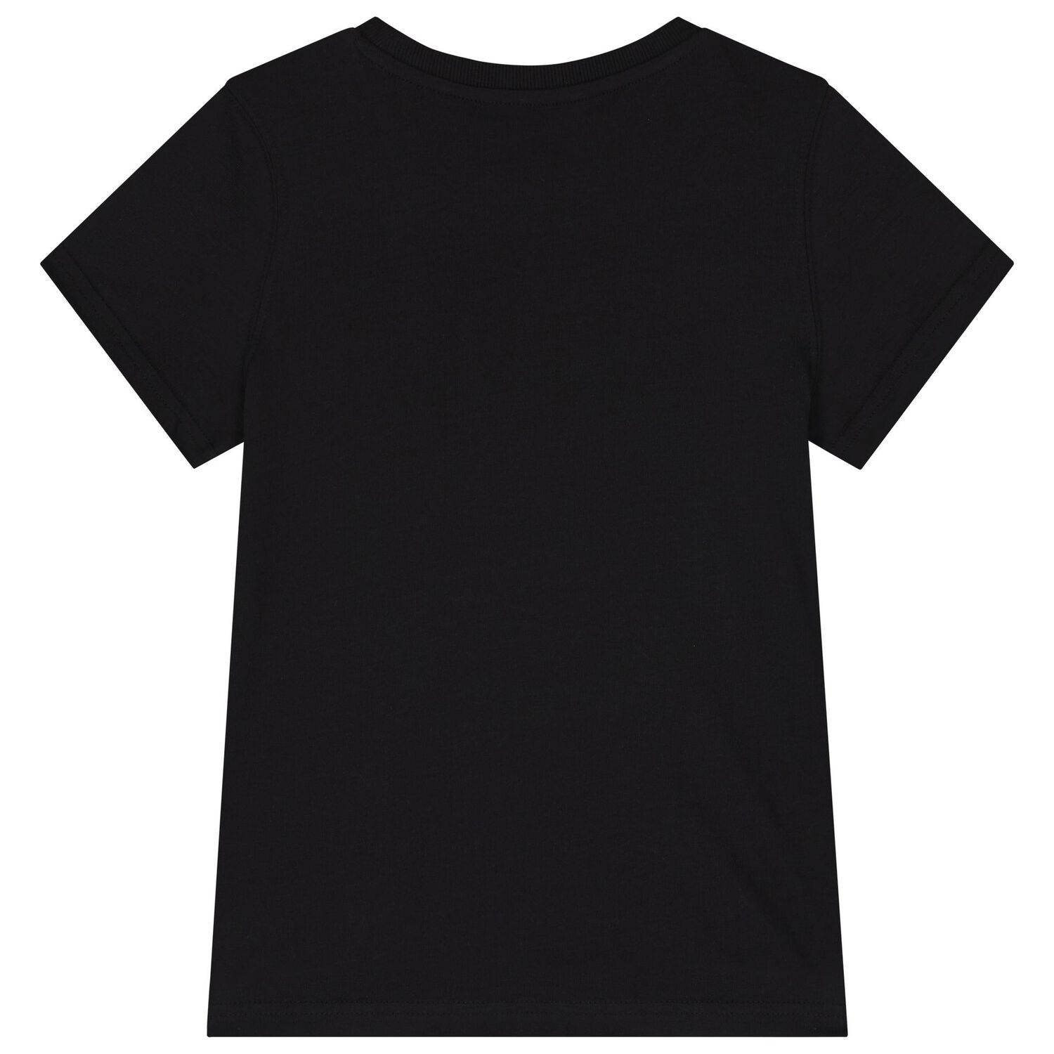 Boys Black Logo T-Shirt, 1, hi-res