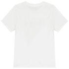 Boys White Logo T-Shirt, 2, hi-res