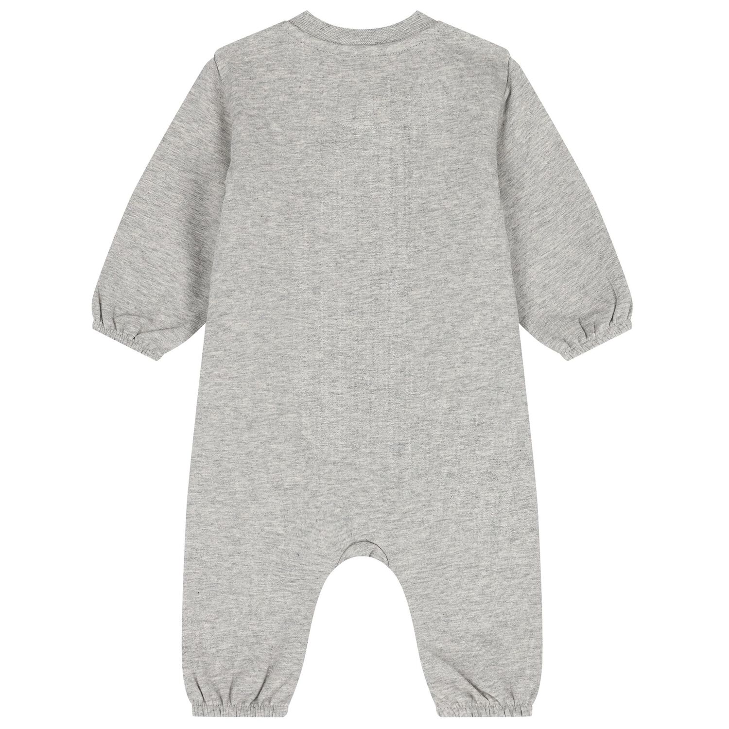 Baby Boys Grey Logo Romper, 2, hi-res