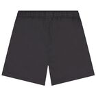 Boys Black Logo Swim Shorts, 1, hi-res