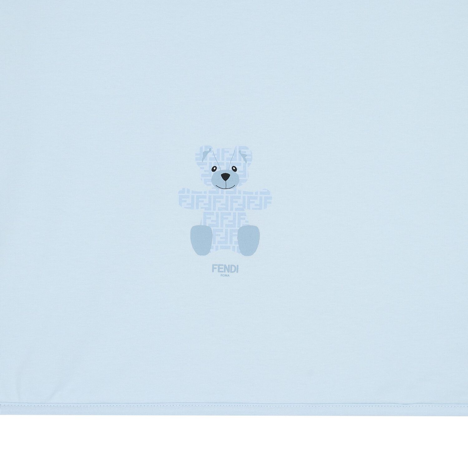 Baby Boys Blue Teddy Bear Logo Blanket, 3, hi-res image number null