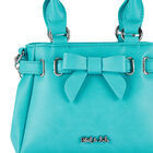 Girls Blue Bow Handbag, 1, hi-res