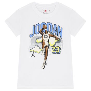Boys White Jordan T-Shirt