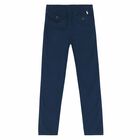 Boys Navy Logo Trouser, 1, hi-res