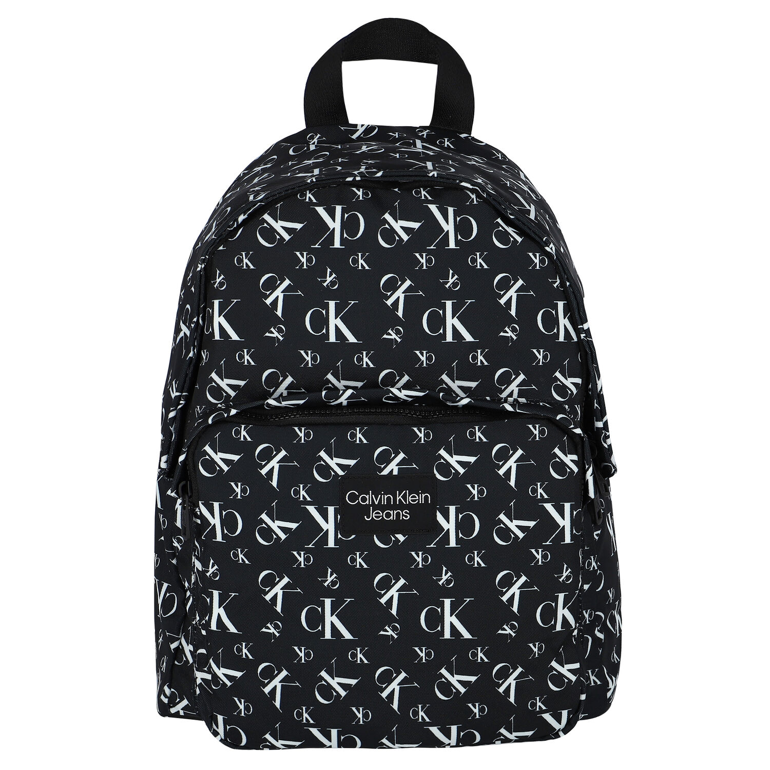 Black Logo Backpack, 1, hi-res
