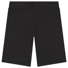 Boys Black Logo Paw Patrol Shorts, 1, hi-res
