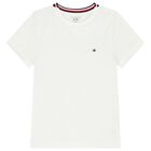 Boys White Logo T-Shirt, 3, hi-res