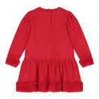 Baby Girls Red Heart Dress, 1, hi-res