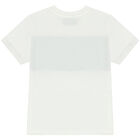Boys Ivory Logo T-Shirt, 1, hi-res