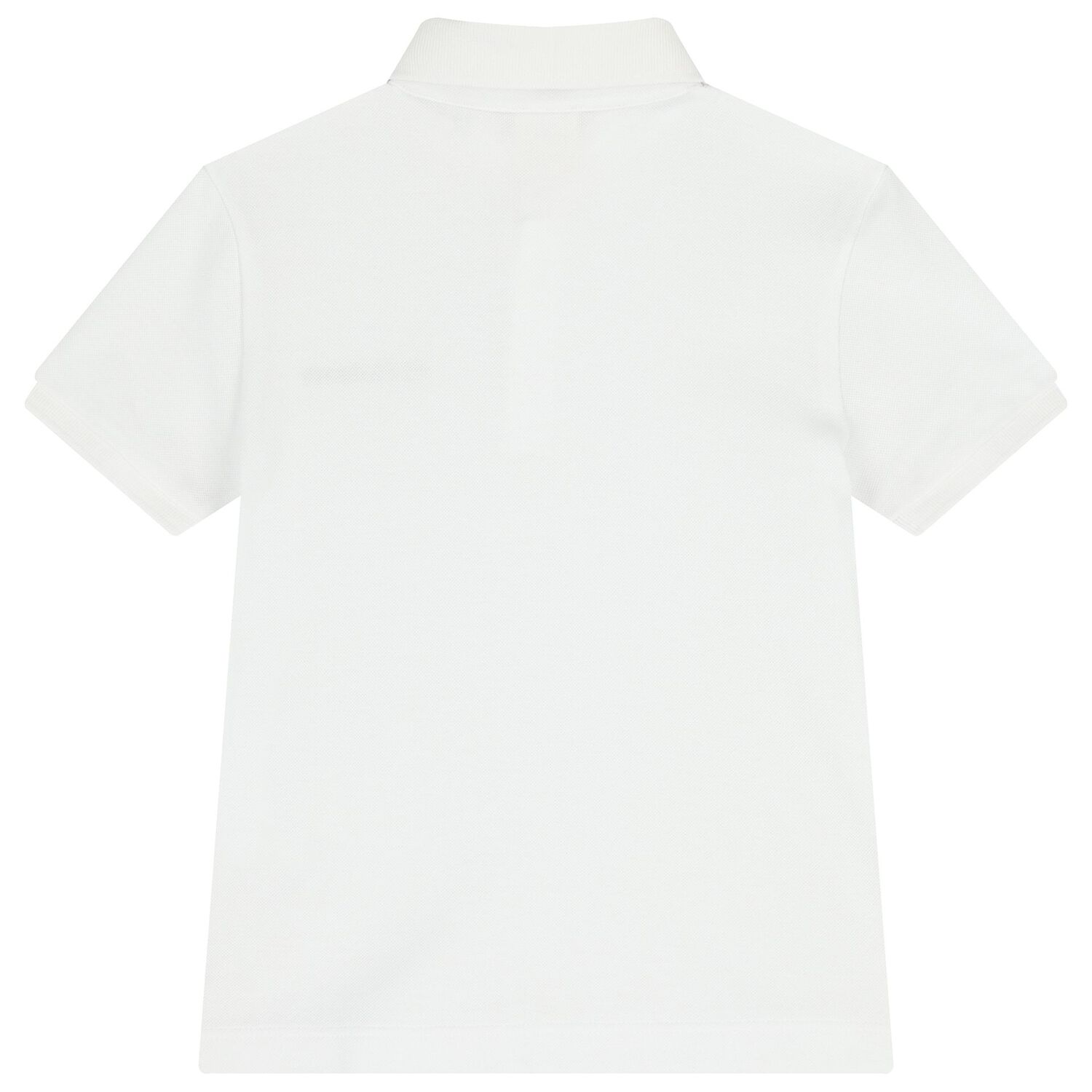 Boys White logo Polo Shirt, 2, hi-res