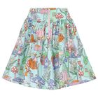 Girls Aqua Fairy Skirt, 1, hi-res