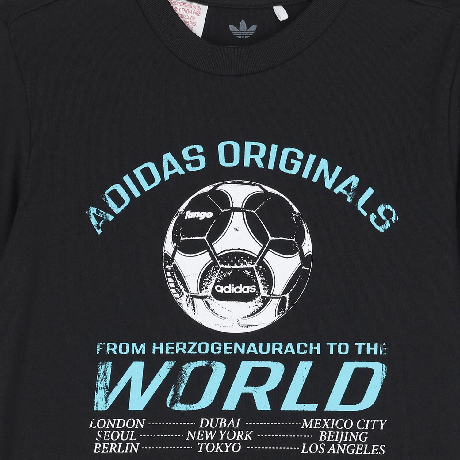 Black Football Logo T-Shirt, 1, hi-res