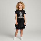 Girls Black Choupette Logo T-Shirt, 1, hi-res