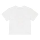 Younger Girls White Elephant T-Shirt, 1, hi-res