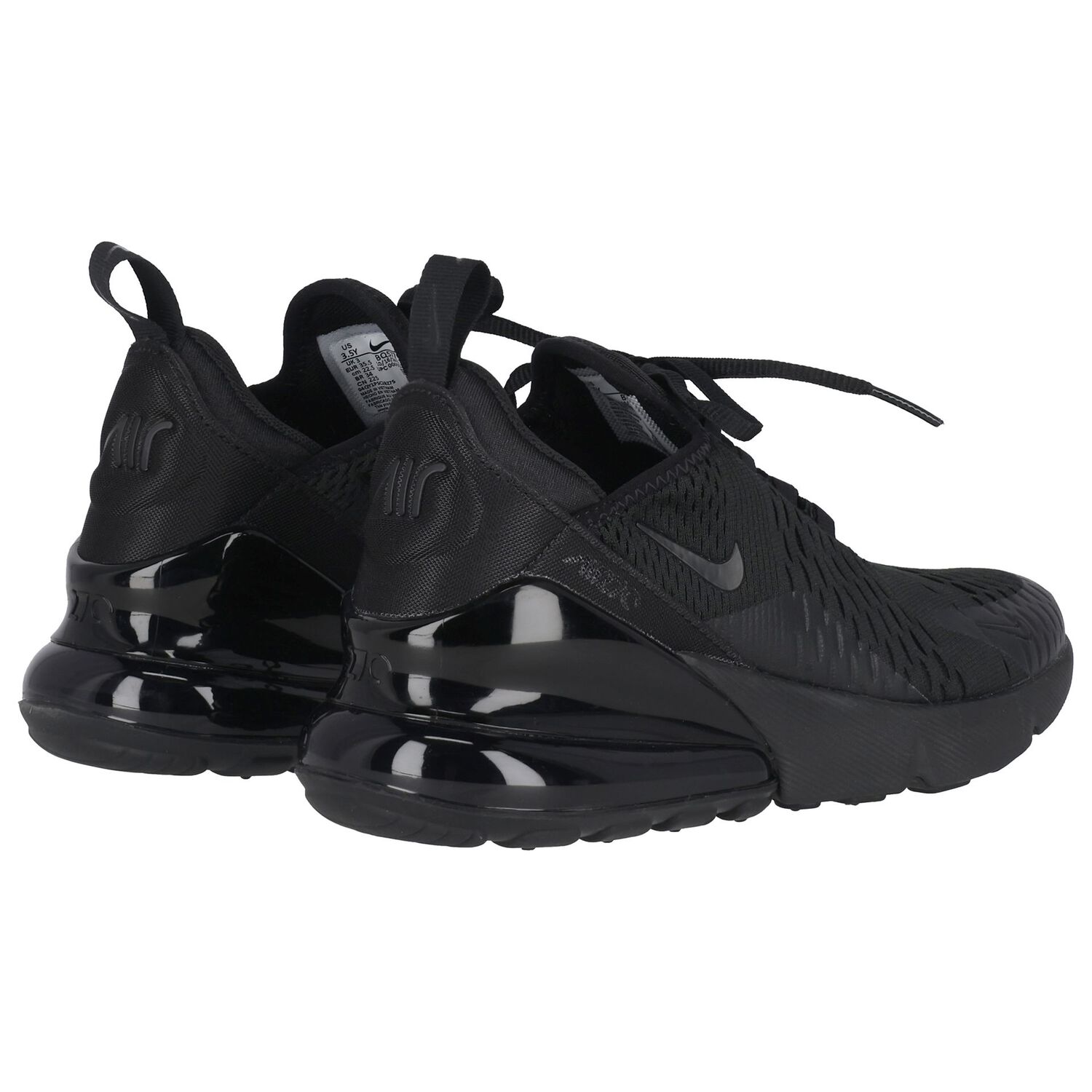 Black Nike Air Max 270, 3, hi-res